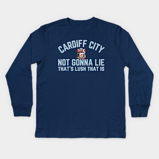 Cardiff City, That's Lush that is Kids Long Sleeve T-Shirt